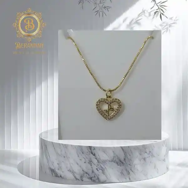 Collar Y Pulsera Fe Que Brilla