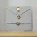 Collar Y Pulsera Fe Que Brilla