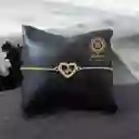 Collar Y Pulsera Fe Que Brilla