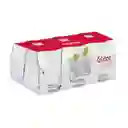 Set 6 Vasos Vidrio Texturizado Óptico 233ml 11oz Refrescos Jugos Bebida