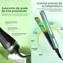 Combo Cepillo Secador Para Cabello Y Plancha Aguacate