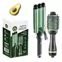 Combo Cepillo Secador Aguacate Y Pinza 3 Tubos Aguacate