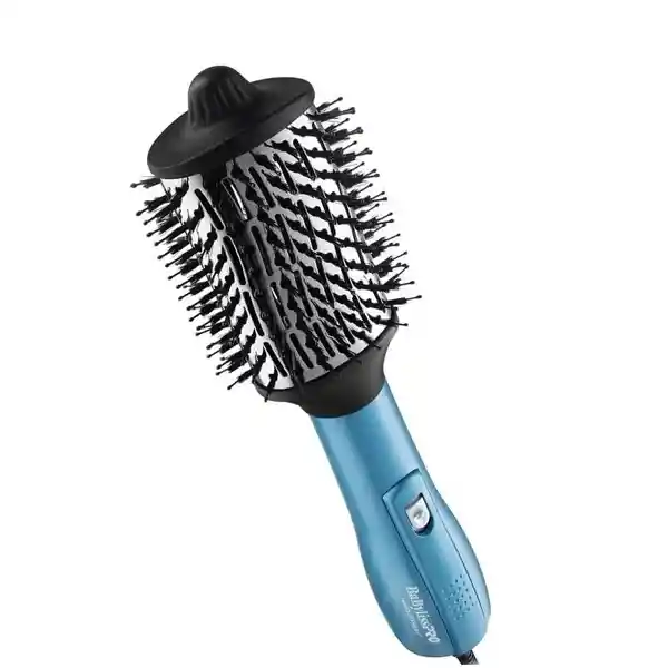 Cepillo Secador Alisador Cabello Babyliss Pro Azul Original