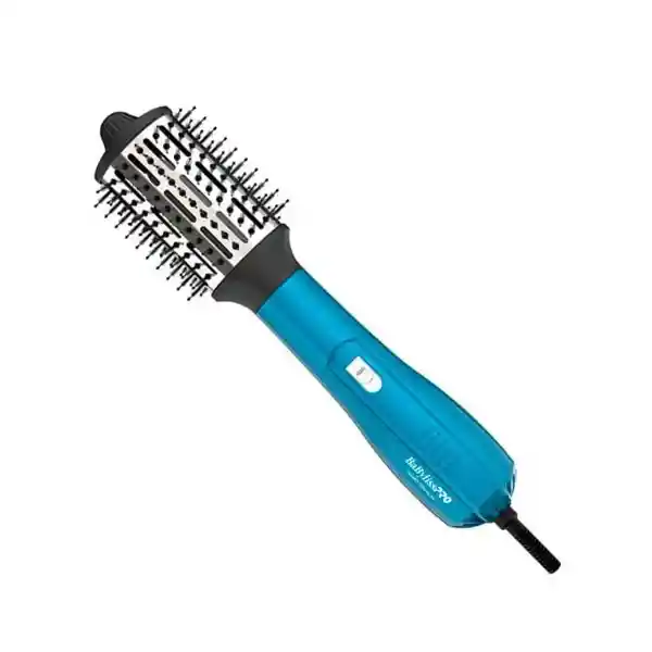 Cepillo Secador Alisador Cabello Babyliss Pro Azul Original