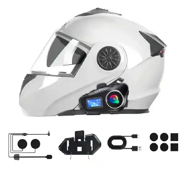 Intercomunicador Para Moto Q58 Rgb Musica Bluetooth