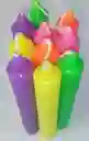 Vela Neon Navidad Pqt X 10 Unid.