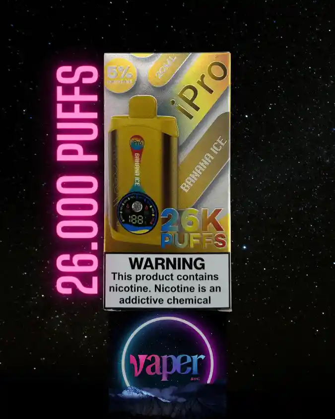 Ipro Banana Ice 26.000 Puffs Vapeador