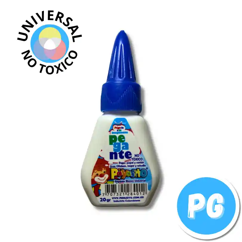 Pegante Payasito Universal 20 Gramos No Toxico