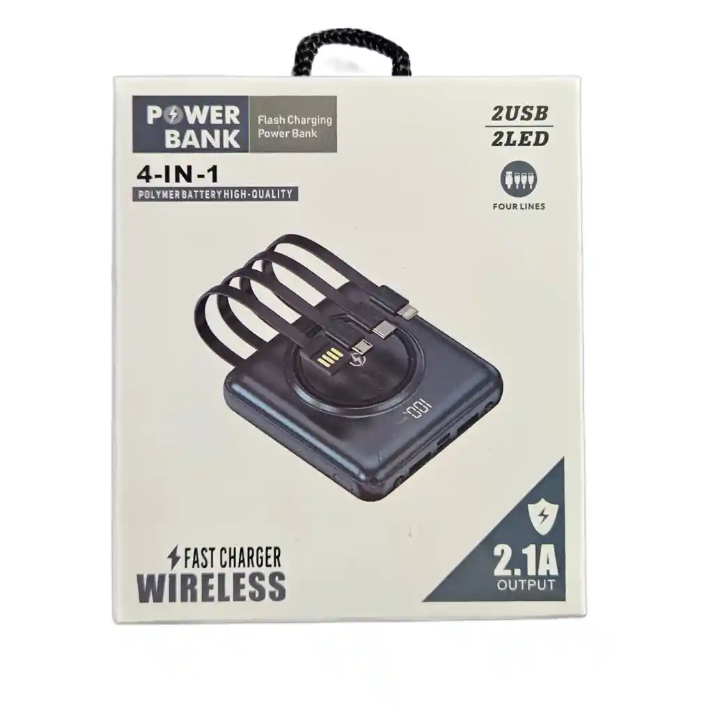 Power Bank De 12.000 Mah Con Magsafe Y Linterna