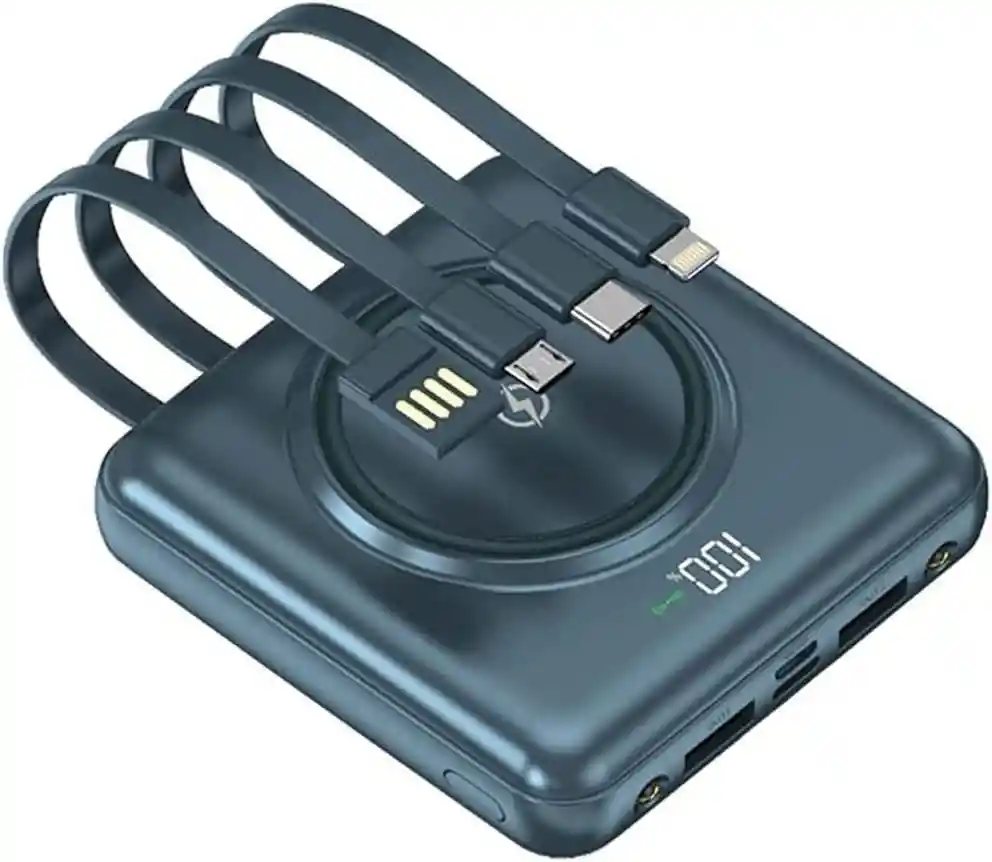 Power Bank De 12.000 Mah Con Magsafe Y Linterna