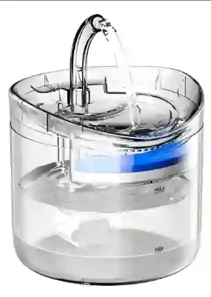 Fuente Para Gato Bebedero Para Mascotas Color Trasparente