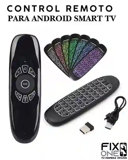 Control Remoto Para Android Smart Tv Rgb Air Mouse