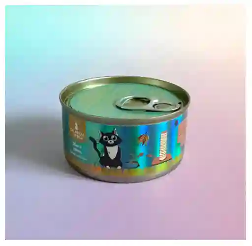 Lata Snack Para Gatos Calabaza Pets Sabor A Salmón 85g