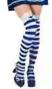 Medias De Rayas Motivo Marinero Largo A La Rodilla Halloween Disfraz