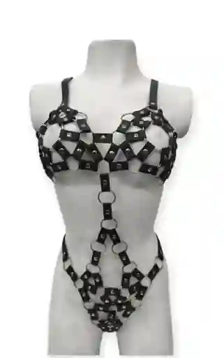 Arnés Para Dama Lencería Bondage Bdsm Enterizo