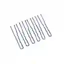 Gancho Horquilla Abierto Hair Clip Invisible Cabello Color Negro 70 Pcs Aroxenkor