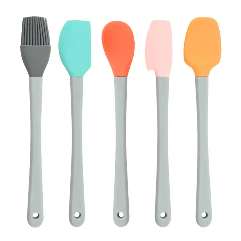 Mini Set De 5 Espátulas De Cocina