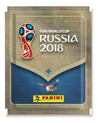 5 Sobres De Laminas Para El Album Fifa Copa Mundial Rusia 2018 Panini