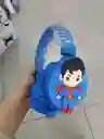 Audifonos Inalambricos Diadema Azul Superman