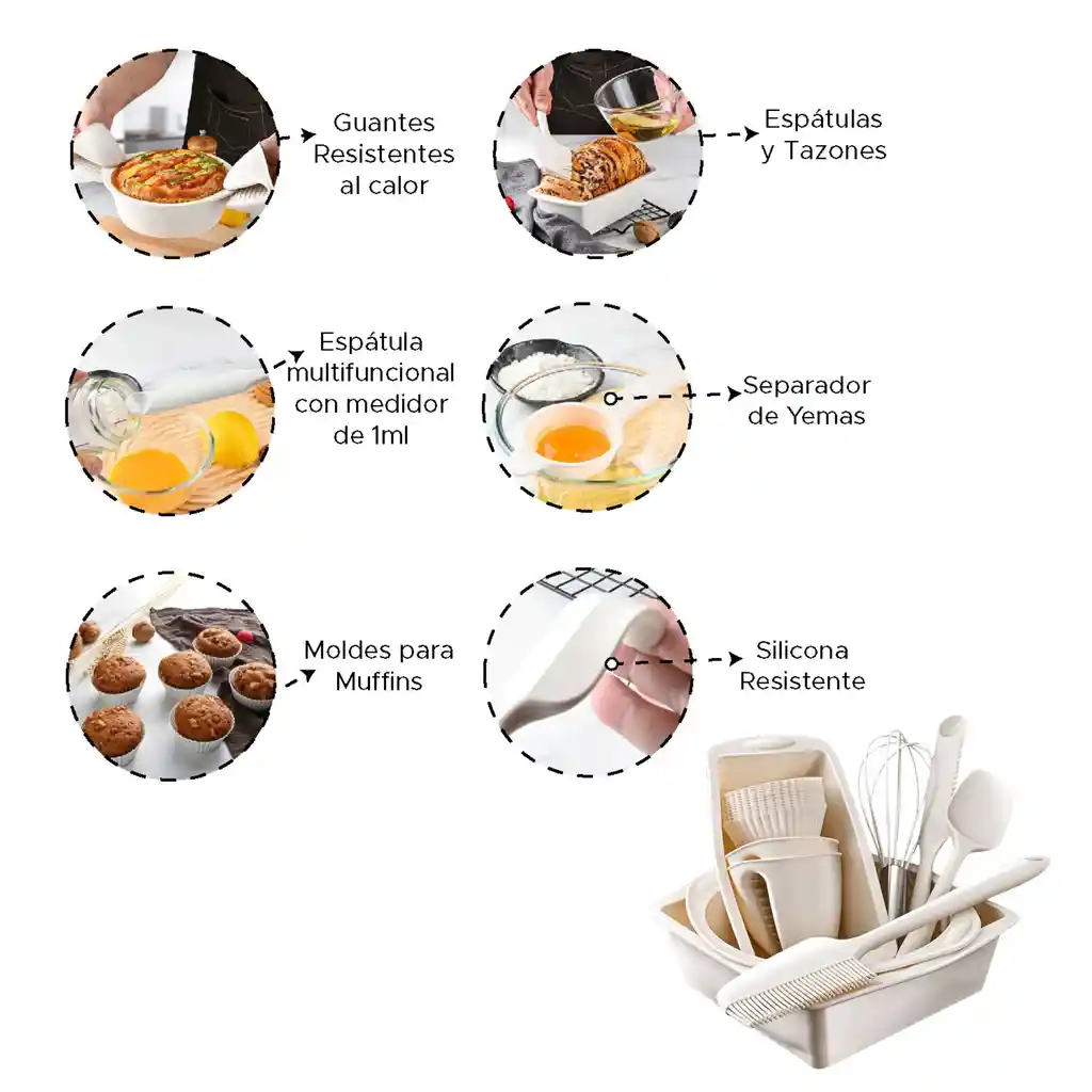Kit De Utensilios De Repostería