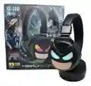 Audifonos Inalambricos Diadema Negra Batman