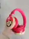 Audifonos Inalambricos Diadema Roja Mario Bros