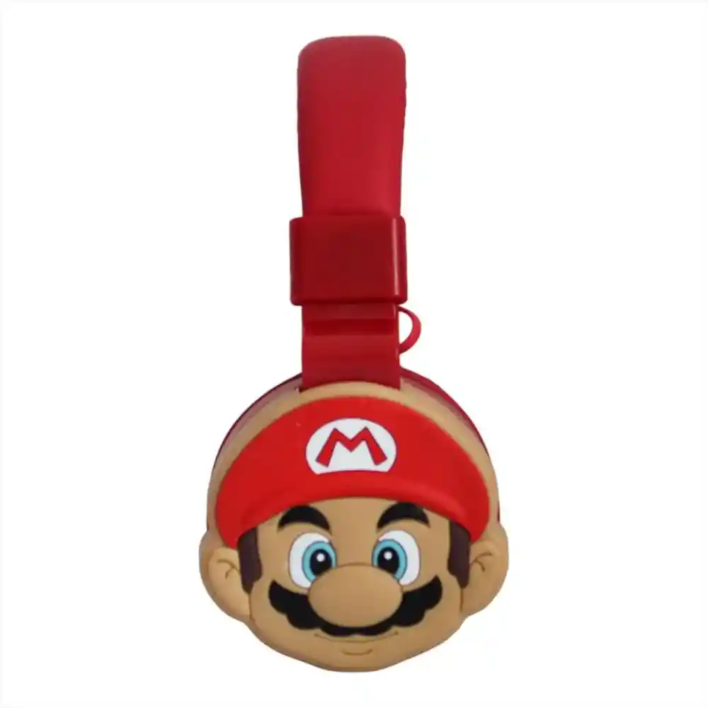 Audifonos Inalambricos Diadema Roja Mario Bros