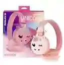 Audifonos Inalambricos Diadema Rosa Unicornio