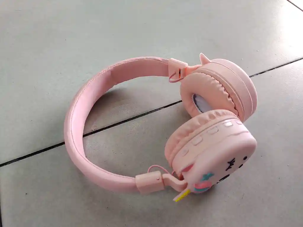 Audifonos Inalambricos Diadema Rosa Unicornio