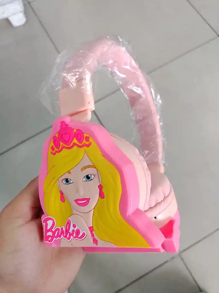 Audifonos Inalambricos Diadema Rosa Barbie
