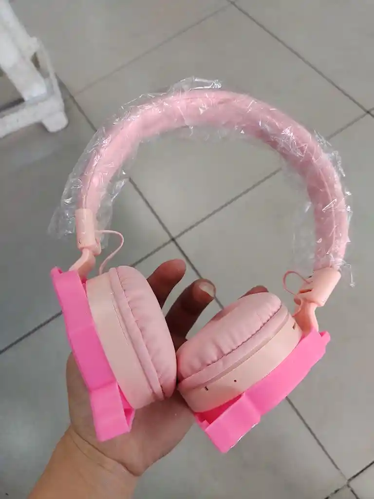 Audifonos Inalambricos Diadema Rosa Barbie