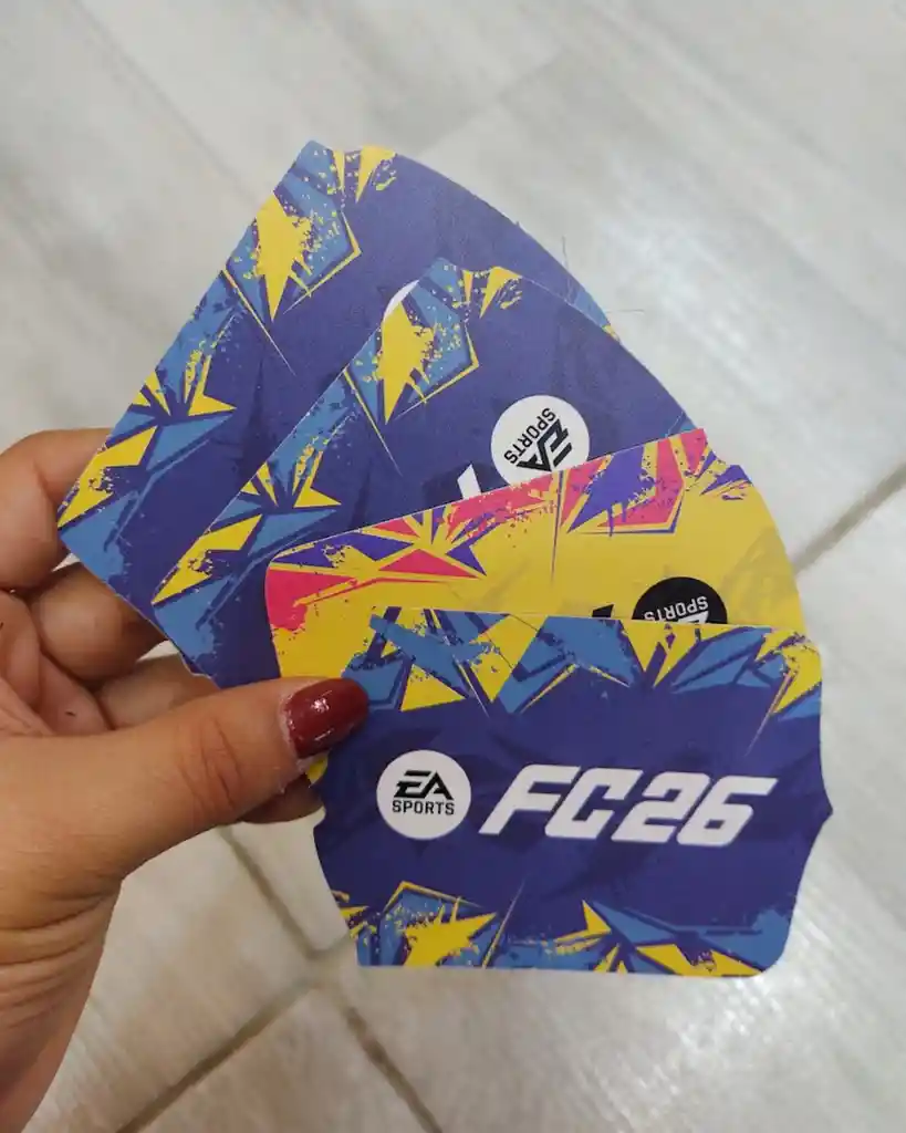 5 Sobres De Cartas Ea Sports Fc 26 Futbol (15 Cartas Variadas)