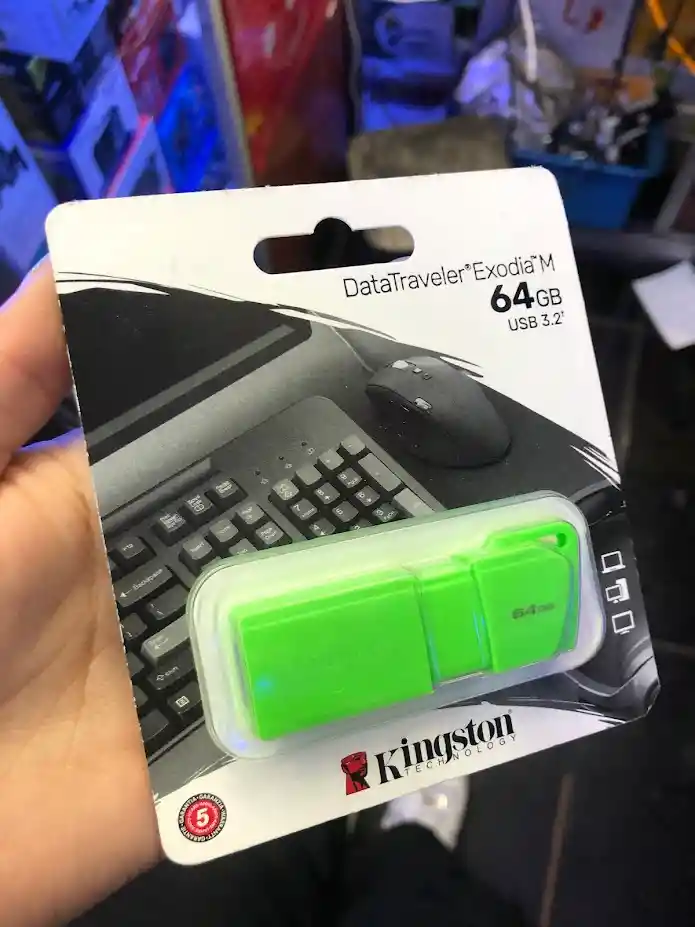 Memoria Usb De 64 Gb Verde Kingston
