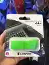 Memoria Usb De 64 Gb Verde Kingston
