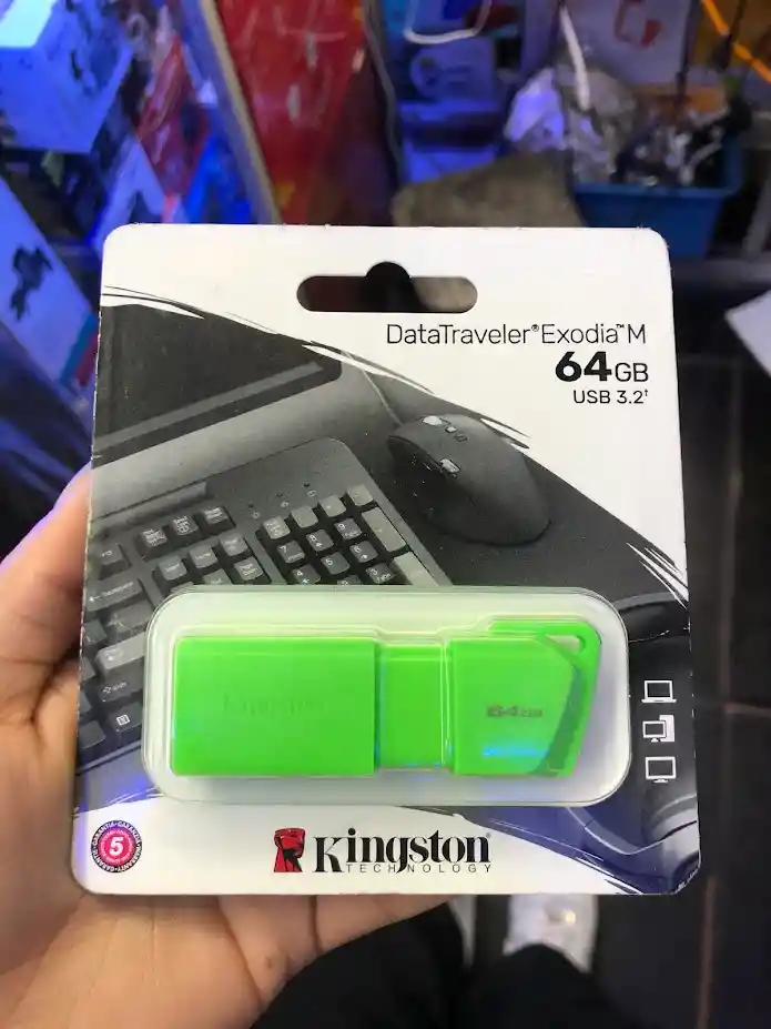 Memoria Usb De 64 Gb Verde Kingston