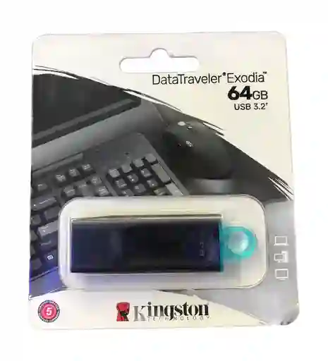 Memoria Usb De 64 Gb Negro Kingston