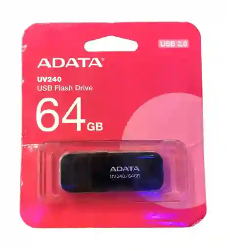 Memoria Usb De 64 Gb Negro Adata