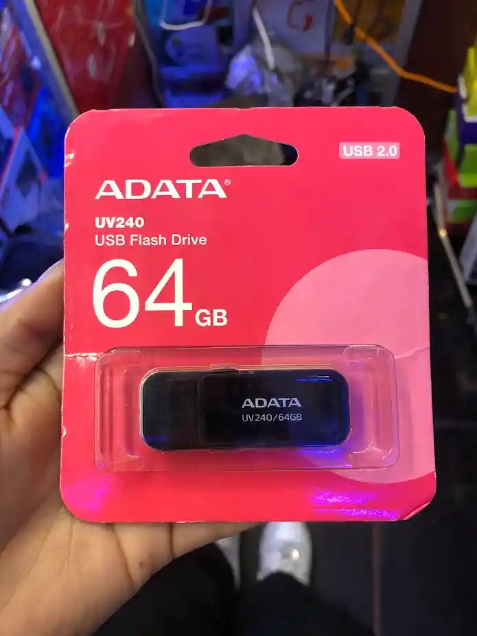 Memoria Usb De 64 Gb Negro Adata