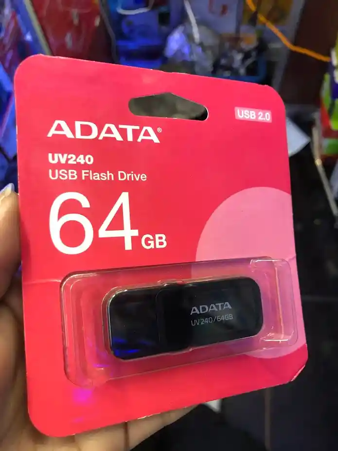 Memoria Usb De 64 Gb Negro Adata