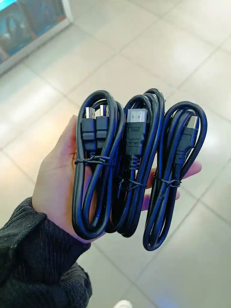 3 Cables Hdmi Negros De 1 Metro