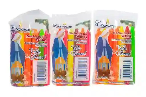 ✨ Velas Farol – Noche De Las Velitas ✨x10