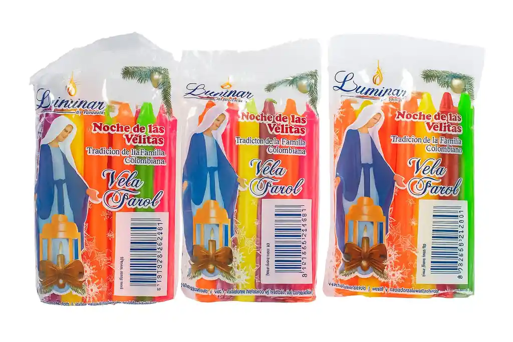 ✨ Velas Farol – Noche De Las Velitas ✨x10