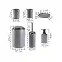 Set De 6 Piezas Accesorios De Baño