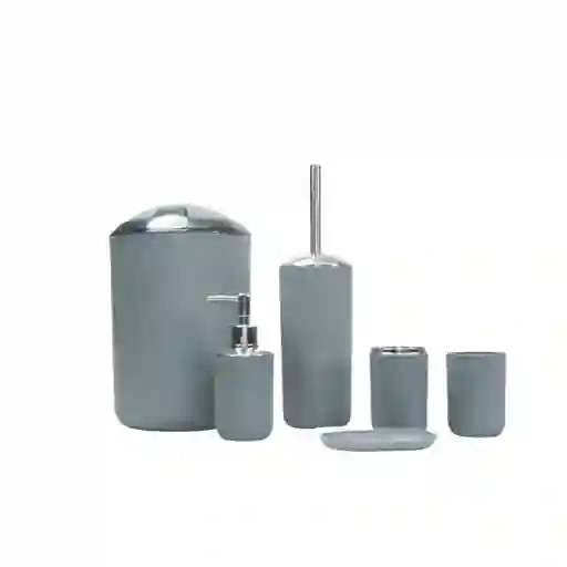 Set De 6 Piezas Accesorios De Baño