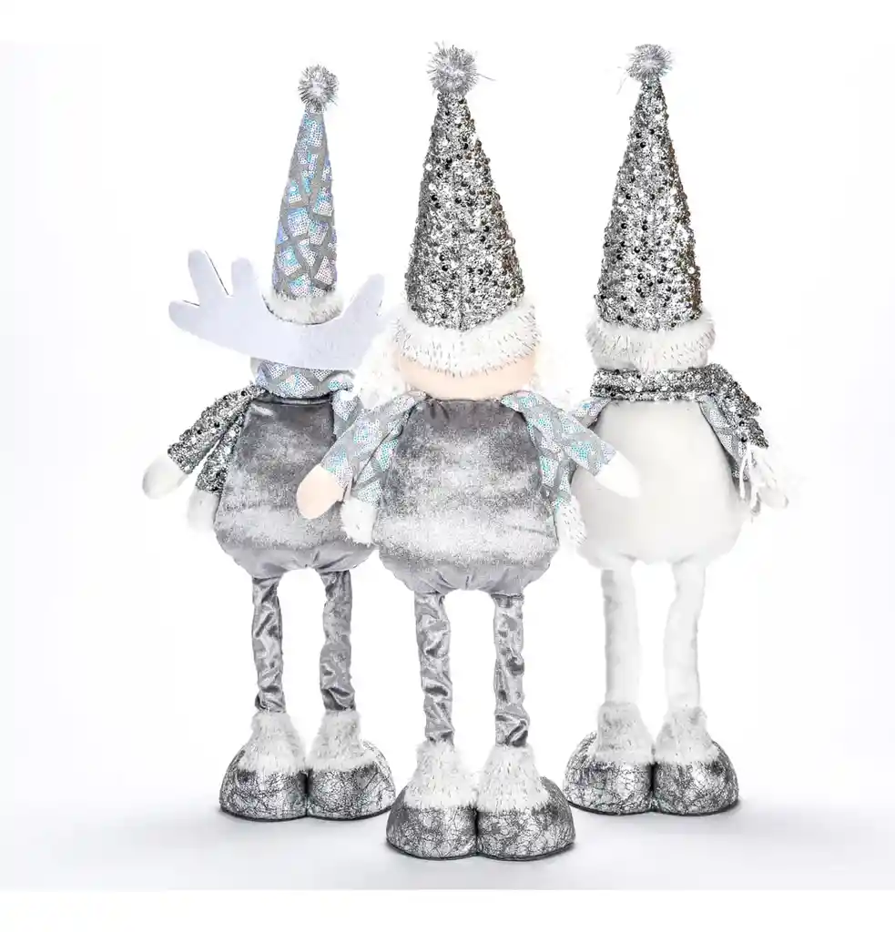 Muñecos Decoración Navidad Set X 3
