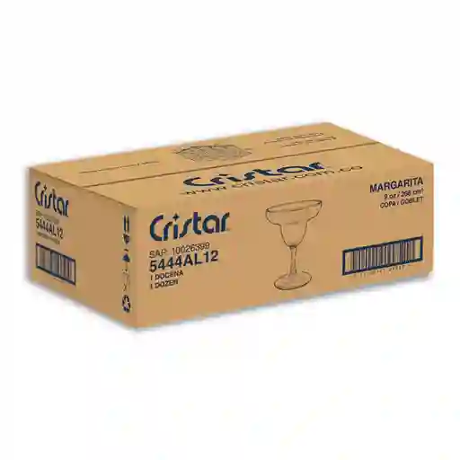 Copa Margarita X 12 283 Ml Cristar Coctelería