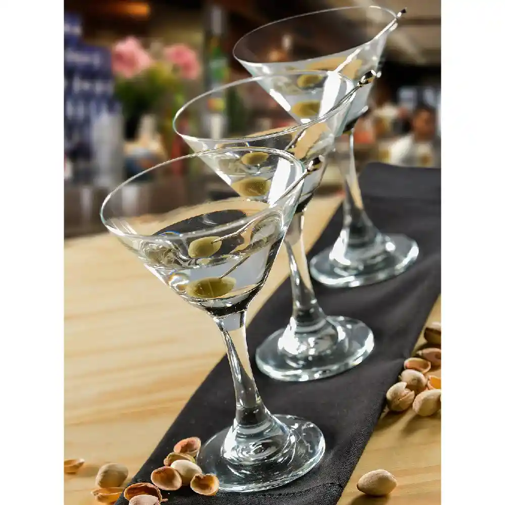 Copa Martini X12 Unidades 9 Oz 261 Ml Cristar Coctelería
