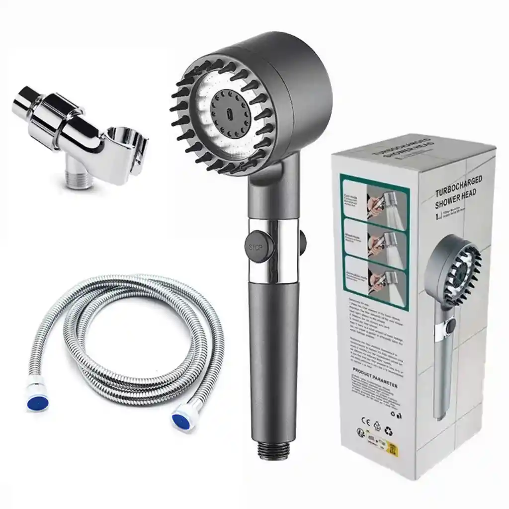 Set Ducha De Mano Tipo Teléfono Alta Presión