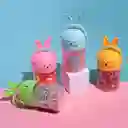 Tarro De Cauchos De Colores Animalitos Enkor Kids