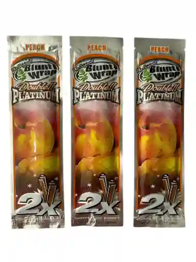 Blunt Wrap Platinum X3 Durazno Peach
